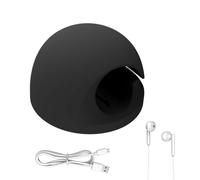 Serre-câbles - Support en fil de silicone - Porte-stylos clip serre-fils pour mur, bureau, chambre à coucher, école, cuisine, organisation maison bureau