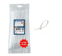 Serre-câbles - VELAMP - 4,8x200 mm - Lot de 100 - Résistants aux UV - Nylon industriel