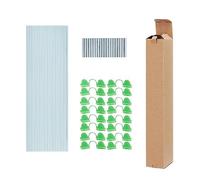 Serre cerceau pour parterres de jardin surélevés, tunnel de culture en fibre de verre antirouille pour couverture de plantes, fruits, légumes, cerceau de jardin