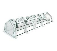 IDMARKET Serre châssis de jardin spéciale forçage L. 300 CM blanche