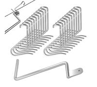 Serre-clôture,Clip de torsion robuste de réparation - Lot de 20 outils tendeurs de câble pour clôture | Pour Espaces Extérieurs Jardin Arrière-Cour Ferme Terrasse Et Pelouse