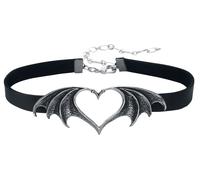 Serre-cou Gothic de Alchemy Gothic - Nocte Amor - pour Femme - noir/argent Standard