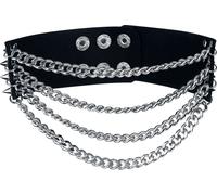 Serre-cou Gothic de Gothicana by EMP - Choker Clouté - pour Femme - noir Standard