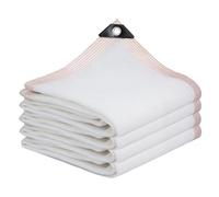 Serre Couverture D'Ombrage Renforce ÉPaissir Voile Ombrage 90% Blanc Toile Pare Soleil Respirante pour Terrasse Cours Patio Lawn Extérieure(2.0x13.0 m(6.6x42.7 ft))