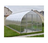 Serre de jardin 14.27m² argent 703732