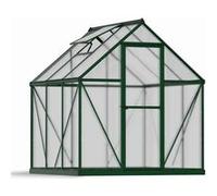 Serre de jardin double parois Vert 3,40 m2 en plastique et polycarbonate Mythos Canopia By Palram