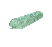 Serre de Jardin | 300x55x35 cm | 3 m | Film de Grille PE, 135 g/m² | 6 Fils