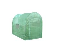 Serre De Jardin Polytunnel Fenêtres Portes Galvanisés Couverture En Pe Cadre En Métal Extérieur Plantes Diamètre 19mm 4m X 2m