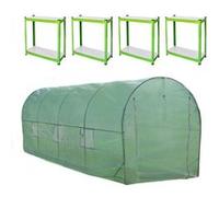 Serre Polytunnel 25mm 6m X 3m Avec Étagères