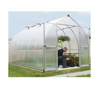 CANOPIA by Palram - Serre de Jardin en Aluminium/Polycarbonate, Argent, 8.86m²