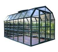 Canopia Serre de jardin Grand Gardener 10,3 m² aluminium, polycarbonate, résistant aux UV, verte