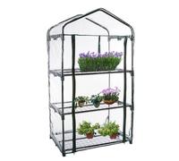 Serre de Jardin à 3/4/5 Niveaux, Housse de Serre de Jardin, Mini Serre de Jardin Portable, compacte, Couverture en PVC Transparent pour cultiver des légumes, des Fleurs, des Herbes et des (sans