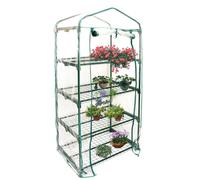 Serre de Jardin à 3/4/5 Niveaux, Housse de Serre de Jardin, Mini Serre de Jardin Portable, compacte, Couverture en PVC Transparent pour cultiver des légumes, des Fleurs, des Herbes et des (sans
