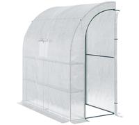 Outsunny - Serre de jardin - Acier - 200x100x215cm - Blanc