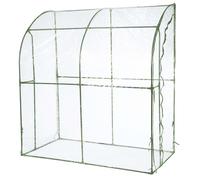 Nature – Serre de jardin adossée 2 m² – 2 m x 1 m – Multicolore
