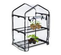 Serre de jardin avec bâche 2 étagères légère Serre de balcon Mini-serre léger