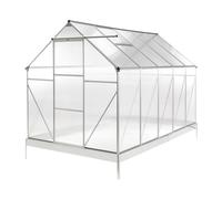 Serre de Jardin en Plaques de Polycarbonate Très Grande Cadre en Aluminium UV