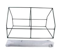 Serre de Jardin Kuuleyn, kit de Plantes de Jardin de Fleurs, Tente de Serre Portable d'intérieur à Cadre en Acier Robuste et Coupe-Vent, résistante au Gel et à la Chaleur, pour la (150 * 90 * 90cm)