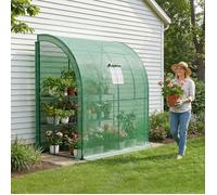 Serre de Jardin-LARMNEE-Protection pour Tomates-Tente Abri Maraîchère-200 x 100 x 210 cm-Bâche en PE-Vert