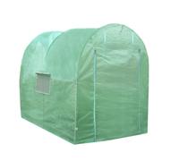 Serre De Jardin Polytunnel Fenêtres Portes Galvanisés Couverture En Pe Cadre En Métal Extérieur Plantes Diamètre 19mm 2m X 2.5m