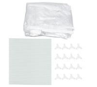 Serre de Jardin Portable, Housse PVC Transparente 30x30x125cm - Haute Translucidité, Montage Rapide, Idéale pour Patio et Balcon