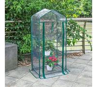 Serre de Jardin PVC, Serre de Balcon, bâche renforcée, châssis en Acier, Serre d'hivernage Maison Plusieurs Tailles Balcon et terrasse, intérieur et extérieur (59x39x126CM A)