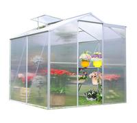 Serre de jardin structure en aluminium avec montants profilés 2,47m²