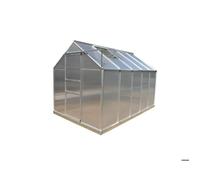 Serre de jardin structure en aluminium avec montants profilés 6.03 m²