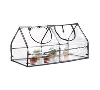 Serre de jardin tomates 120x60 toit pointu serre tomates bâche transparente