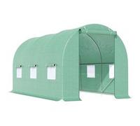 Outsunny Serre de Jardin Verte 9m² 4,5 x 2 x 2 m