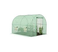 IDMarket – Serre tunnel de jardin Roma – 6 m², gamme maraîchère, verte 2×3 m