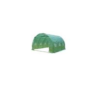 VOUNOT® Serre de Jardin Tunne 9m2 en Acier galvanisé Serre de Jardin Maraichère Verte Idéale pour Faire Pousser et protéger Vos Plantes en Toutes Saisons