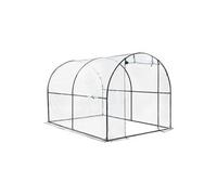 Serre de jardin tunnel Grünwald en acier et PVC 200 x 300 x 190 cm [en.casa]