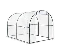 Serre de jardin tunnel Grünwald en acier et PVC 200 x 300 x 190 cm [en.casa]