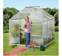 Serre de jardin WERKA PRO Serre de jardin en aluminium 3,6m2 grise