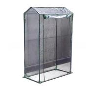 Serre de Jardinage Domestique en PVC 100 x 50 150 cm, Feuille d'aluminium, Grand Espace Culture, accès Facile(130x90x150cm)