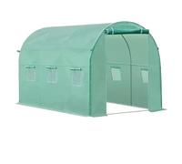 Serre de Jardinage extérieur, Isolation, Plantation à Domicile, Protection Solaire étanche, Facile Construire, Pliable et Portable(Green,3x2x2m-19mm Tube)