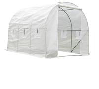 Serre de Jardinage extérieur, Isolation, Plantation à Domicile, Protection Solaire étanche, Facile Construire, Pliable et Portable(White,2x2x2m-19mm Tube)