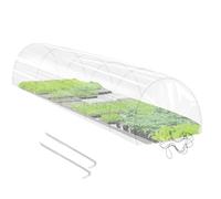 Serre de lit de jardin, housse de tunnel portable, abri pare- 2 en 1, 300 x 45 x 45 cm, structure de protection pour petites , balcon, terrasse