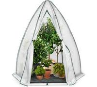 IDMARKET Serre d'hivernage dôme 160 x 160 x 180 cm balcon et terrasse