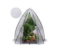 IDMarket - Serre d'hivernage dôme bâche Bulle 160 x 160 x 180 cm Maxi Chaleur Balcon et terrasse
