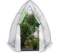 IDMarket - Serre d'hivernage dôme Maxi Format 250 x 250 x 200 cm Balcon et terrasse