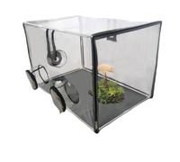 Serre d'intérieur en PVC transparent avec 3 ouvertures pour veuves, cadeaux de jardinage, 19,5 x 19,69 x 40,6 cm