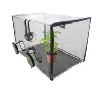 Serre d'intérieur | Housse en PVC transparent, imperméable, portable, 31,5 x 19,69 pouces, abri de culture de champignons avec 3 ouvertures, cadeau de jardin pour femmes et hommes