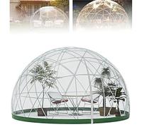 Serre dôme d'extérieur 4 saisons avec housse en PVC, portes et fenêtres pour jardin, fêtes, 3,6 m