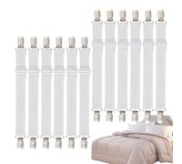 Serre-draps | Soutien-gorge de lit | Fixateurs pour sacs de couchage avec 2 pointes - Attaches multi-usages pour planche à repasser, maison de personnes âgées, canapé, voyage, hôpital,