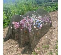 Serre en maille anti-oiseaux - Compact - Protection des légumes - Tunnel en maille fine pour fleurs et cultures - Vert - 1000 cm