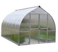 Palram – Serre de jardin CANOPIA – Aluminium/Polycarbonate – Argent 8.86 m²