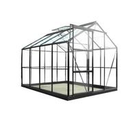 SEKURIT Serre grise 5,77 m² avec base