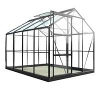 Serre en verre trempé Sekurit 5,77 m² + base - Chalet et Jardin G